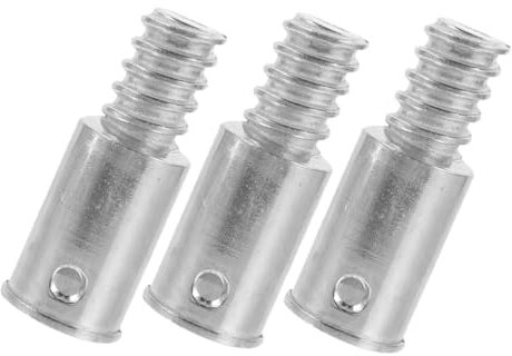 BESPORTBLE 3pcs Threaded Broom Handle Connector for Mop and Broom Aluminum Alloy Threaded Connections Extension Pole Attachments for Telescoping Poles and Painting