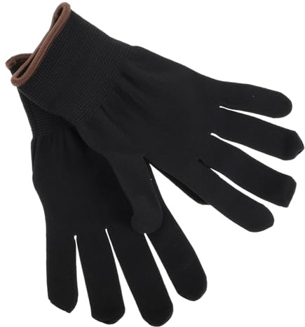 PRETYZOOM Guantes para Coche De Fibra Ultraadhesiva Guantes Invisibles para Film Protector Herramientas De Aplicación Duraderas para Envoltura De Carrocería Negro Antifricción Sin Polvo