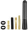 CJMUQHEHH Antenne Auto Courte Universelle 8 cm, Mini Premium, Noir, FM/AM, 2 Canaux