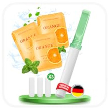 1 PC S2.0 Smettere di Fumare con 15 Cartucce Filtro al Gusto di Arancione Per Migliorare Respirazione