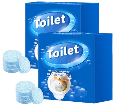 WC Reiniger Tabs Extra Stark, 2026 Neu Upgrade Toilettenreiniger Urinsteinentferner Extra Stark Toilet Cleaner, Spülkasten Reiniger Badreiniger für Glanz und Frischen Duftchaum (2)