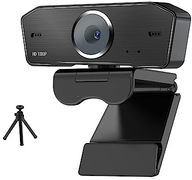 OutFyt Cámara Web USB HD Micrófono Incorporado Inteligente 1920 X 1080P 30fps for computadoras portátiles de Escritorio Juego PC for conferencias, transmisión en Vivo, grabación, Guardia de Corriente