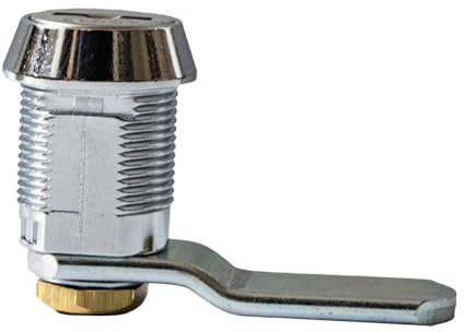 EMKA Zylinder Hebelschloss F 39 B Hebelzylinder verschiedenschließend | inkl. 2 Schlüssel | Durchmesser: 23mm Hebel: 52 x 3 x 15mm | Möbelschloss Spindschloss Schrankschloss