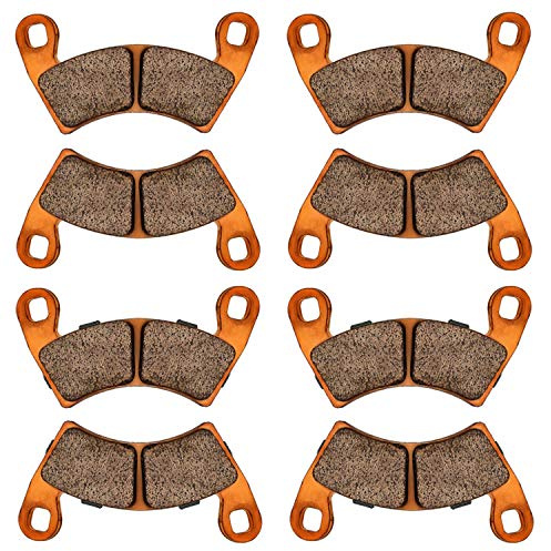 Brake Pads for 2017-2020 Polaris RZR 900 (50inch) / Polaris RZR S 900&1000 Trail 2020 2021 2022 2024 2025,Polaris RZR Trail Sport&Ultimate 2021-2025,4 Set Front&Rear Sintered Copper Brake Pads