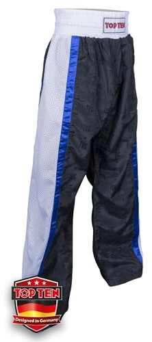 TOP TEN Kickboxhose Mesh | Pointfighting | Leicht- und Vollkontakt Kickboxen | WAKO