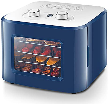 Disidratatore Alimentare Elettrico Professionale 4 Vassoi Conservatore Alimentare, Macchina per Carne o Manzo a scatti, Essiccatore per Frutta e Verdura con 4 Vassoi Impilabili