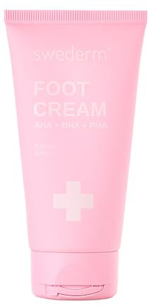 swederm Foot Cream Fußcreme Feuchtigkeitsspendende Fußpflege Mit Säuren Vitamin E Exfoliert Spendet Feuchtigkeit Regeneriert Trockene Haut Glättet Erweicht Hornhaut 75 ml
