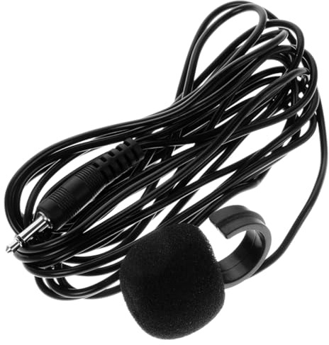 GETAJGHSD Clip-on Flute Microphone for Wind Instruments, Miniature Lavalier Mic with 1.5m Cable, Acoustic Instrument Audio Enhancer for Harmonica, Violin and Music Practice in Stage Performances