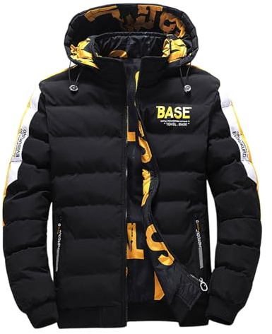 Generisch Winterjacke Herren Outdoor Winter Wendbarer Herrenmantel Verdickte Jacke Abnehmbare Freizeitmantel