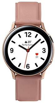 Samsung Galaxy Watch Active 2 - Smartwatch de Acero, 40mm, color Rose Gold, LTE [Versión española]