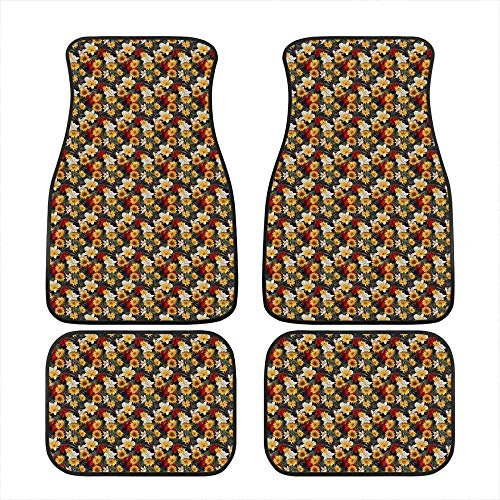 Allwetter Bodenschutzmatten 3D Full Cove Set 4-teilig für Auto vorne hinten Teppich Kissen Matte | rutschfest | wasserdicht | einfache Installation