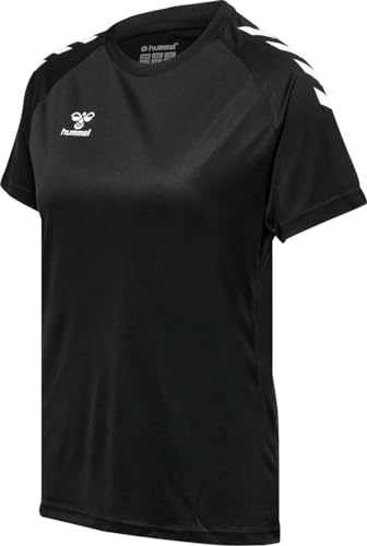 hummel, hmlCORE XK CORE Poly Tee S/S Woman, Black, M
