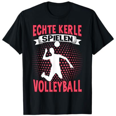 Volleyballer Männer Jungen Jungs Beach Volleyball T-Shirt