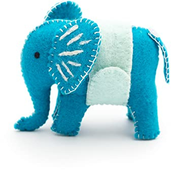 GLACIART ONE Sewing Needles & Pin Cushion Elephant | Large Size w/Sleeve for Craft Sewing Supplies & Pocket for Scissors | Also for Quilting Pins/Needles, Sewing Machine Needles, Safety Pins, T Pins