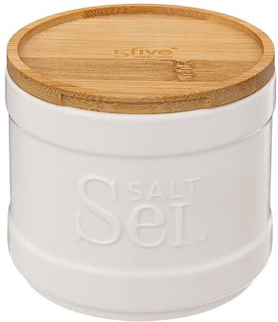 5five - salero de cerámica blanca naturéo