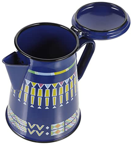 UPKOCH Hervidor De Esmalte Con Diseño De Asa Ergonómica Tetera Multifunción Para Té y Café Olla Decorativa Portátil Para Hervir Agua Práctico y Fácil De Limpiar