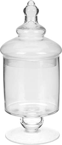 Frascos de vidrio Frascos de boticario de cristal transparente Tarro de vidrio for dulces Exhibición de buffet de dulces Tarro de almacenamiento elegante Tarro dulce Decorativo Fiesta Boda Organizador