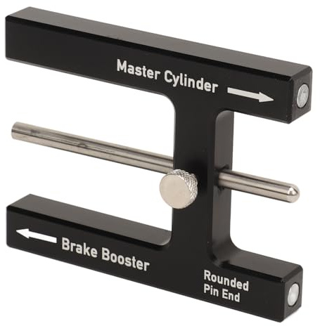 Brake Booster Push Rod Adjustment Tool, Aluminium Alloy Brake Booster Master Cylinder Push Rod for Most Brake Booster with Adjustable Pin