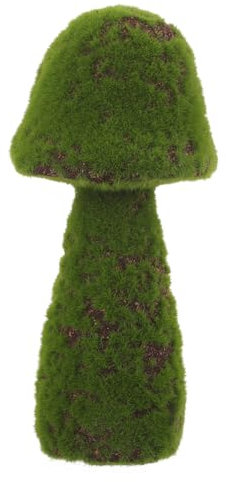 ABOOFAN Realistic Flocking Moss Mushroom Decor Yard Mushroom Ornament Flocked Craft for Home