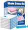 Space Saver Bags, Pack of 7 Large Vacuum Storage Bags, Compressed Sealer Bags Storage for Clothes, Comforters, Beddings and Blankets with Hand Pump