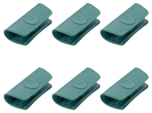 Thatyro 3 Pairs of Silicone Assist Handle Holder Grips, Heat Resistant Pot Handle Covers, Non Slip Cast Iron Pot Holder for Hot Skillets Pans Casserole Frying Cooking Cookware (Green)