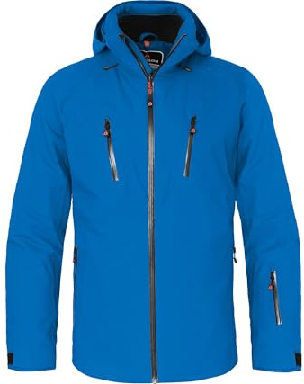 Bergson RESO 2 | Herren Skijacke - Normal-/Kurz-/Langgrößen, wasserdicht (20.000 mm) & verschweißte Nähte, Winddicht & atmungsaktiv (20.000 g/m²), Unterarm-Ventilation, warm wattiert (120g/80g), elas