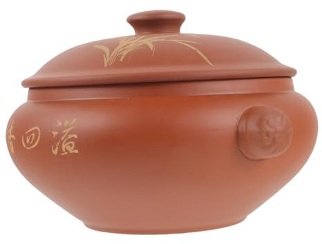 Ciieeo Cacerola de Cerámica para Cocción al Vapor Olla de Estofado para Carnes para Restaurantes