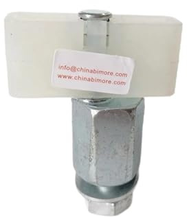Guida for porta ascensore Pattino scorrevole Sollevatore Ricambi 40 * 42 L 40mm H 42mm M8 Nylon Fondo W 12mm H 18mm