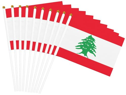 Drapeau du Liban imprimé pratique, drapeau léger, décoration intérieure et extérieure, événements et fêtes