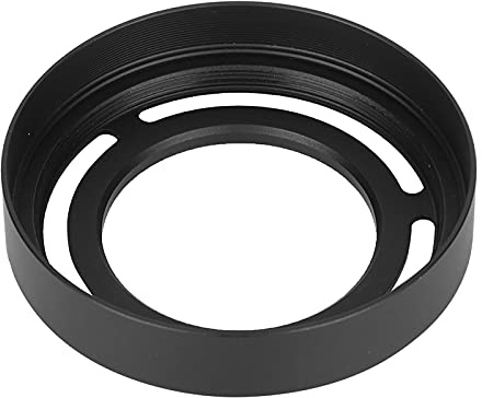 TOPINCN Paraluce Cavo per Fuji /X20/X30, Paraluce per Fotocamera in Metallo Resistente e Durevole, Protezione Dalla Luce Ambientale, Filtro Rimovibile, (BLACK)