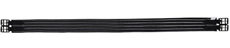 Imperial Riding Springgurt IRH Basic, Stollengurt mit atmungsaktiver Polsterung und weichem Material, Schwarz, 105cm