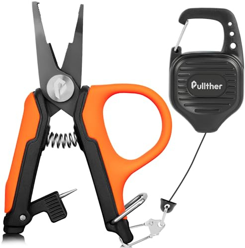 pullther Multifunktionaler Angelschnurzange Angelschnurschneider Set