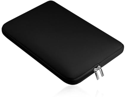 Black Neoprene 13 Inch Laptop Sleeve for Air Pro Retina | Water Resistant Portable Carry Bag with Heavy Duty Zipper, Precise Protection for Your Device