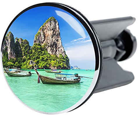 Sanilo Waschbeckenstöpsel Thailand, schöner Stöpsel für das Waschbecken, universal mit Motiv