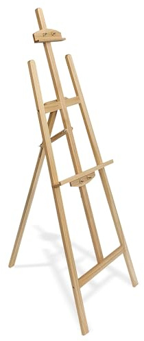 Artistik Premium Easel | Stand for Artists & Weddings | Adjustable Height, Pinewood Easel for Painting | Professional Wooden Easel for Painting, Sketching, Display and More