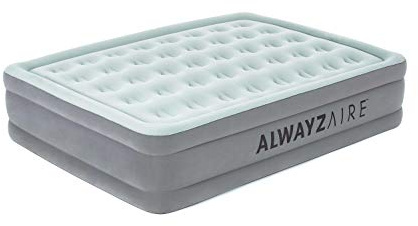 Bestway AlwayzAire Airbed Inflatable Mattress with Built-In Dual Inflation Air Pump, Queen, BW67624GB