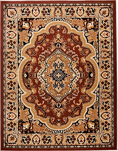 Carpeto Tappeto Soggiorno 100x200cm Marrone Orientale Tradizionale Morbido