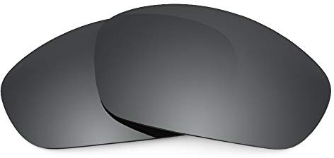 Revant Replacement Lenses for Oakley Straight Jacket (2007) sunglasses, UV Protection, Anti-Scratch and Impact Resistant, Elite Polarized Black Chrome Mirrored