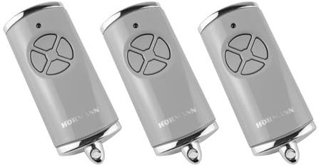 3x Hörmann HSE4 BS Classic Grau 4-Befehl Handsender BiSecur 868 MHz