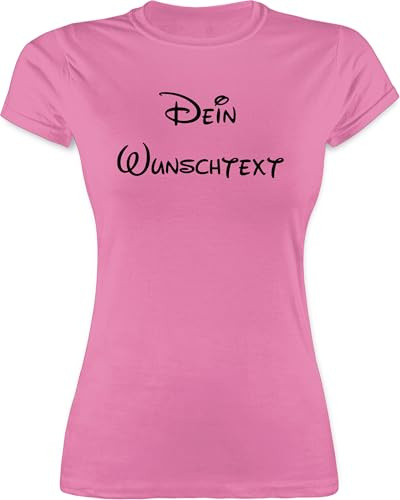 Geschenk mit Namen personalisiert by Shirtracer - Shirt Damen - Aufdruck selbst gestalten - Wunschtext I Geschenk mit eigenem Text personalisiert