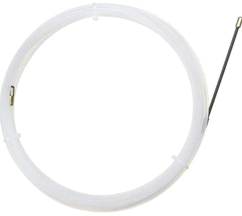 VOANZO 15M Fibre de Verre câble Tige Poisson Ruban Fil diamètre 4mm pour Tube d'isolation de Conduit en plaques de plâtre