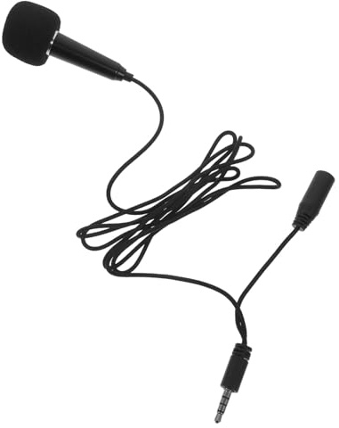 Vaguelly Mini-handymikrofon Kabelgebundenes Mikrofon Zum Singen Für Podcasting-interviews