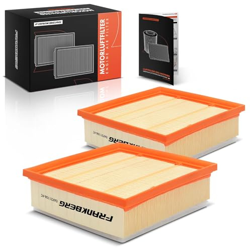 Frankberg 2x Luftfilter Filter Benzin/Diesel 55184249 | Kompatibel mit Corsa D S07, Doblo Pritsche/Fahrgestell 263, Mito 955, Doblo Cargo 263, Combo Tour X12, Grande Punto