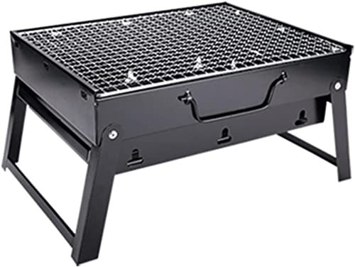 Parrilla de carbón portátil plegable para barbacoa al aire libre, mini estufa de leña compacta para el hogar, jardín, picnic y fiesta en la playa