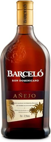 Barceló Ron Añejo Ron Dominicano - botella 700 ml (Paquete de 6)