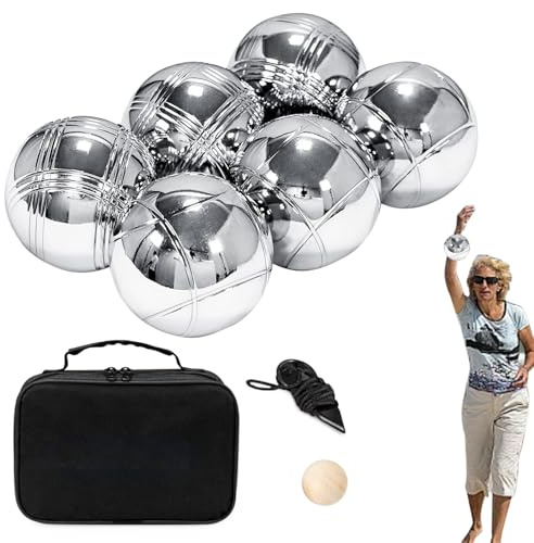 Petanque Boules, utomhus metall petanque boules boll | metallmaterial petanque bollar för strandsemester, utomhuspicknick och familjeträdgård