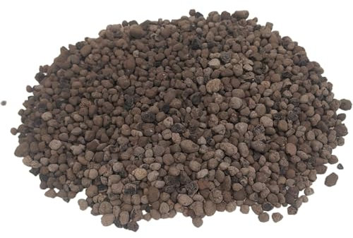 LoviStore Argilla Espansa per Drenaggio Terriccio Vasi Piante Giardino Orto Sacco 10-50 Litri Substrato Naturale Inerte, Pacciamatura Decorativa, Coltivazione Idroponica e Travaso (10 lt)