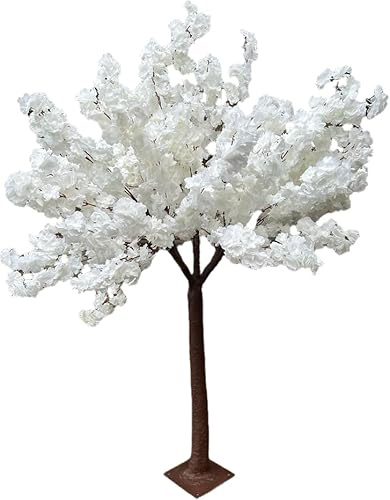 Dekobaum weiß, Kirschblüte, Sakura, Deko, Tischdeko 160 cm hoch Kirschblüten-Kunstbaum mit Standplatte Frühlingsdekoration