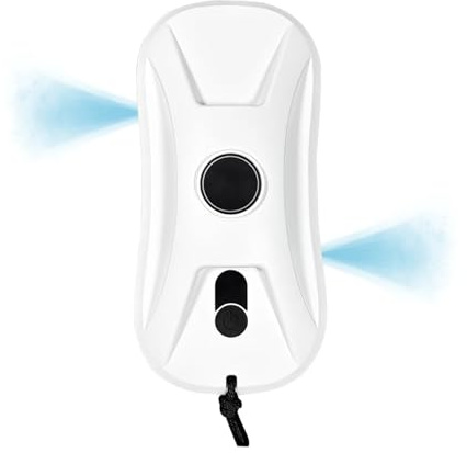 JHXHFJXZ Robot Aspirador automático de Ventanas con pulverización de Agua bidireccional, Potente succión y Control Remoto for hogares Inteligentes. para Vidrio sin Rayas