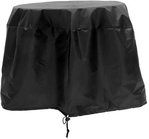 GANAZONO Copertura Barbecue Oxford Antivento Resistente Uv Protezione Telo Rotondo per Grill Esterno Leggera e Facile da Pulire